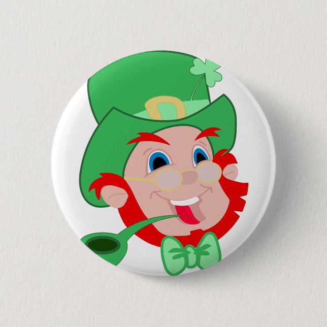 St. Patricks Tag, Knopf 🍀 Button (Vorderseite)