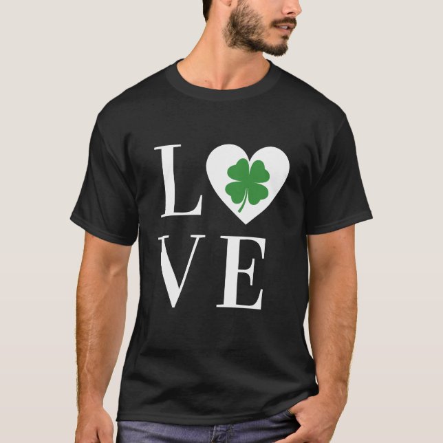 St. Patricks Tag Liebe T-Shirt (Vorderseite)