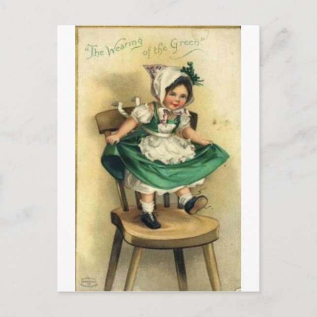 St. Patrick's Tag Postkarte (Vorderseite)