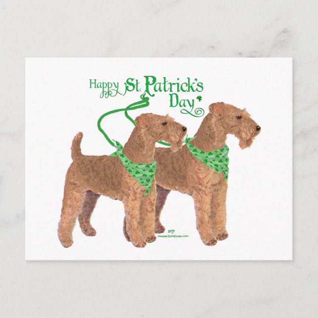 St. Patricks Tag Postkarte (Vorderseite)