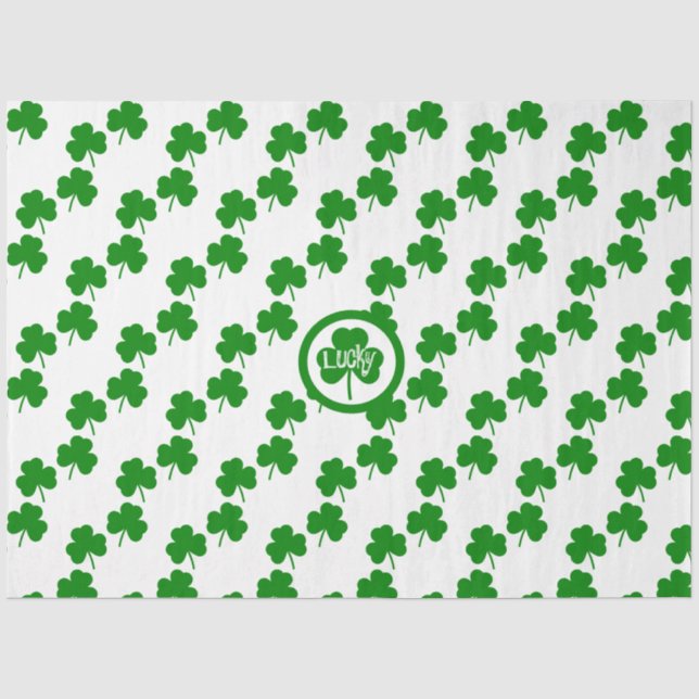 St. Patricks-Tag Seidenpapier (Vorderseite)