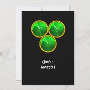 ST. PATRICKS TAG SHAMROCK-DREIFALTIGKEIT EINLADUNG