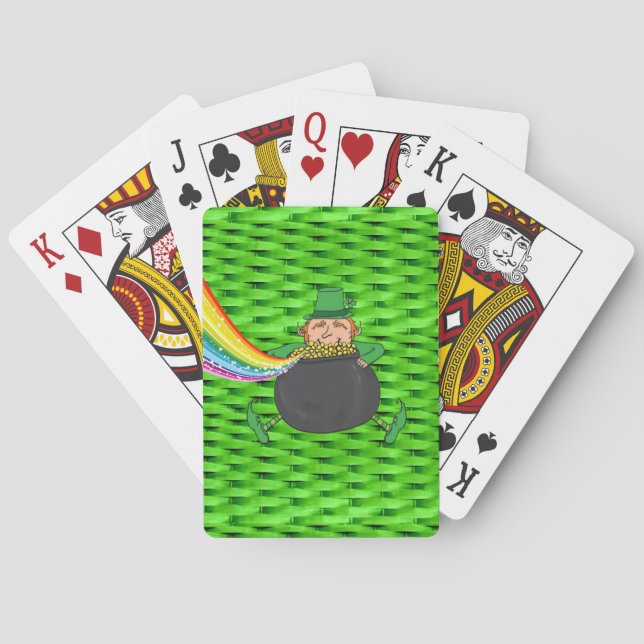 St. Patricks Tag Spielkarten-Deck Spielkarten (Rückseite)
