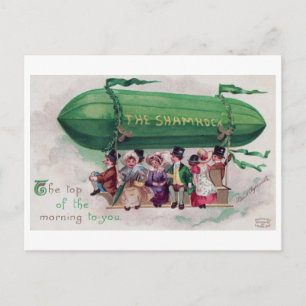 St. Patricks Tag, Vintage Postkarte