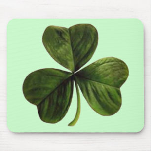 St. Patrick's Three Leaf Clover Mousepad