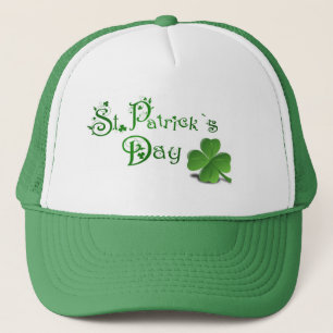 ST. Patricks Trucker Hat/Clover Truckerkappe