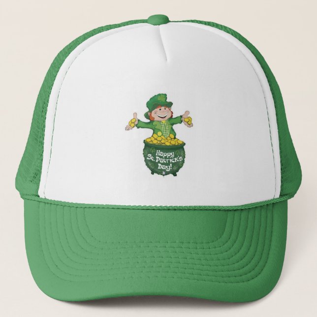 ST. Patricks Trucker Hat Truckerkappe (Vorderseite)