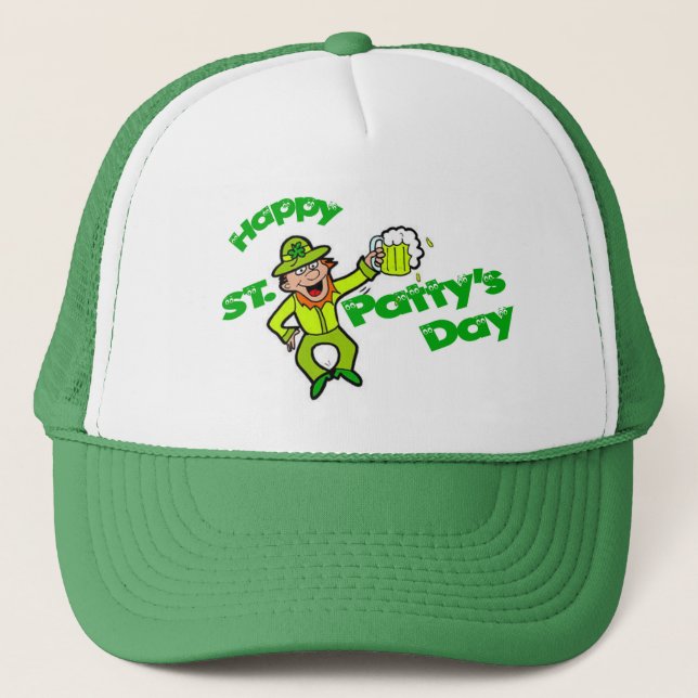 ST. Patricks Trucker Hat Truckerkappe (Vorderseite)