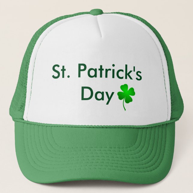 ST. Patricks Trucker Hat Truckerkappe (Vorderseite)