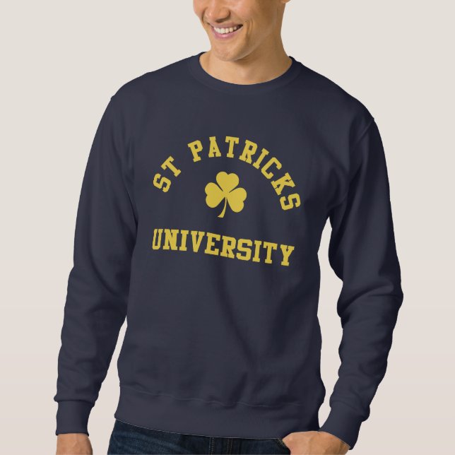 St Patricks Universität Sweatshirt (Vorderseite)