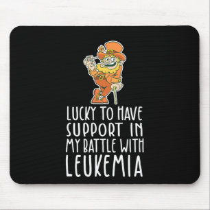 St Patricks Vierblättriges Kleeblatt Leprechaun Le Mousepad