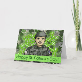 St.Patrick'sDay:Smiling Soldier(StPatricksDay1001) Karte