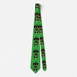 St- PatricktagesDackel-Cartoon 4 Krawatte