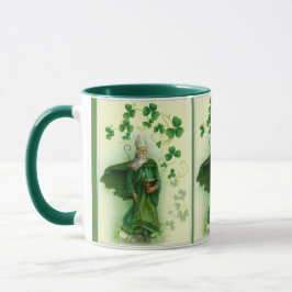 St- Patricktagesirische grüne Kleeblätter Tasse