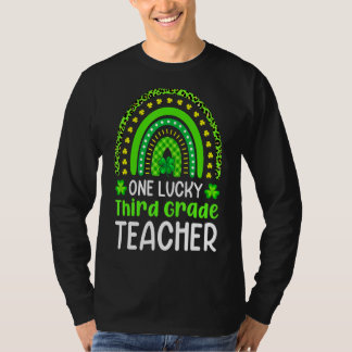 St Patricku2019s Day One 3. Klasse Lehrer Leopard T-Shirt