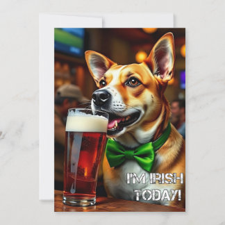 St. Pat's Dog Feiertagskarte