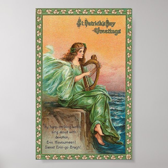 St. Pat's Harp Poster (Vorne)