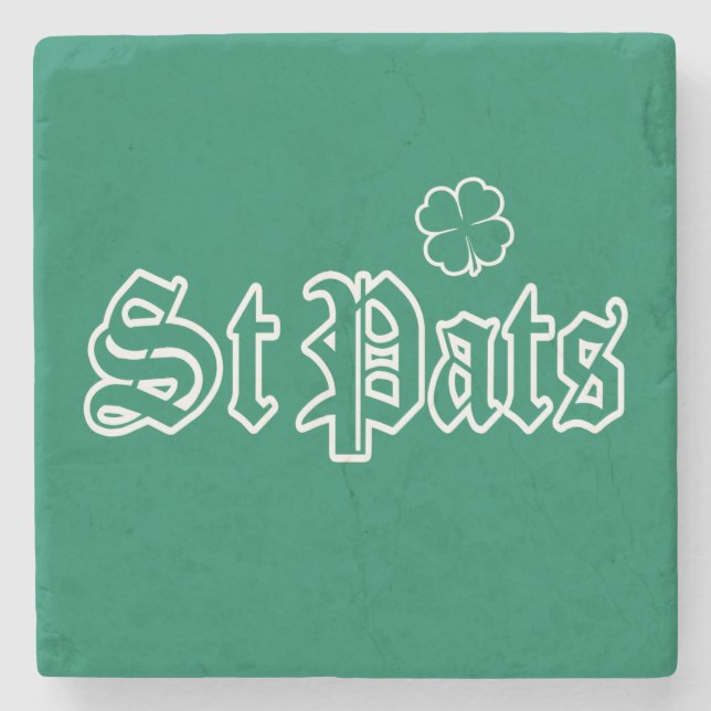 St Pats Steinuntersetzer (Vorderseite)