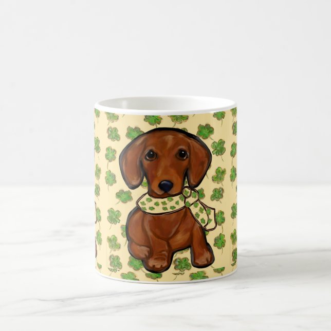 St.Patty-Dackel Kaffeetasse (Mittel)