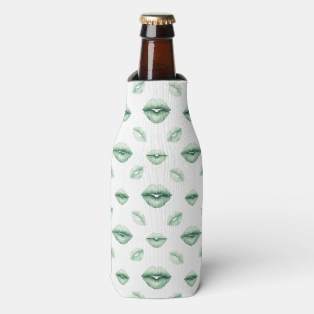 St Patty Küsse Flaschenkühler (Flaschenvorderseite)