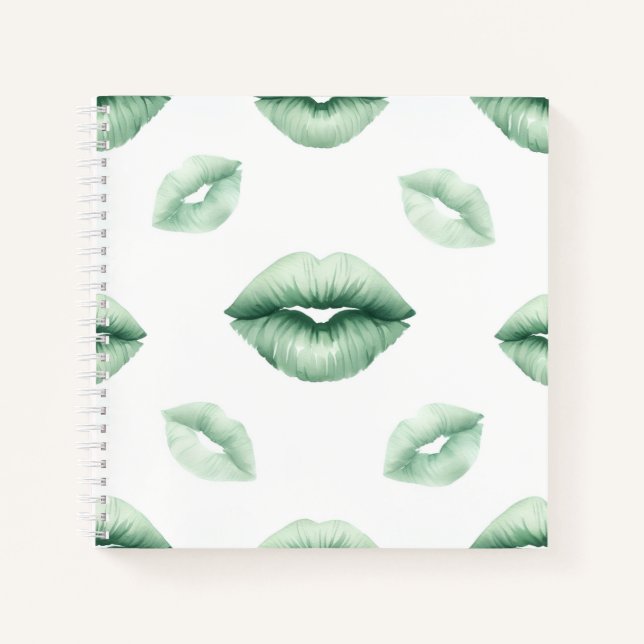 St. Patty Küsse Notizbuch (Vorderseite)