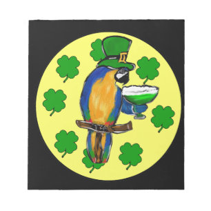 ST. PATTY PAPAGEI NOTIZBLOCK