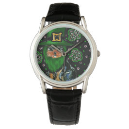St. Patty Yorkie Poo Armbanduhr