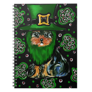 St. Patty Yorkie Poo Notizblock