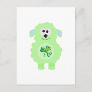 St. Pattys Day Goofkins Lamm Postkarte