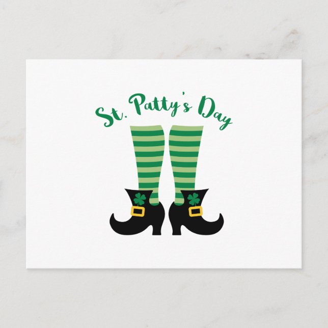 St. Patty's Day Postkarte (Vorderseite)