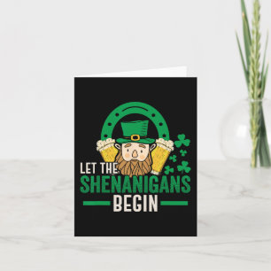 St Pattys Day St Patrick's Day Kleeblatt Saint P Karte