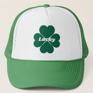 St. Patty's Kleeblatts   grüner Klee Truckerkappe