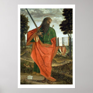 St Paul, 1520 (Öl auf Platte) Poster