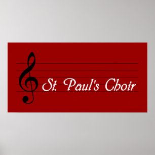 St Paul Chor Poster