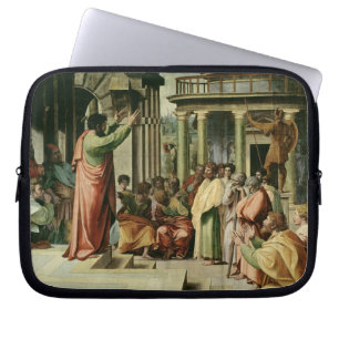 St Paul, das in Athen predigt (Cartoon für das Laptopschutzhülle