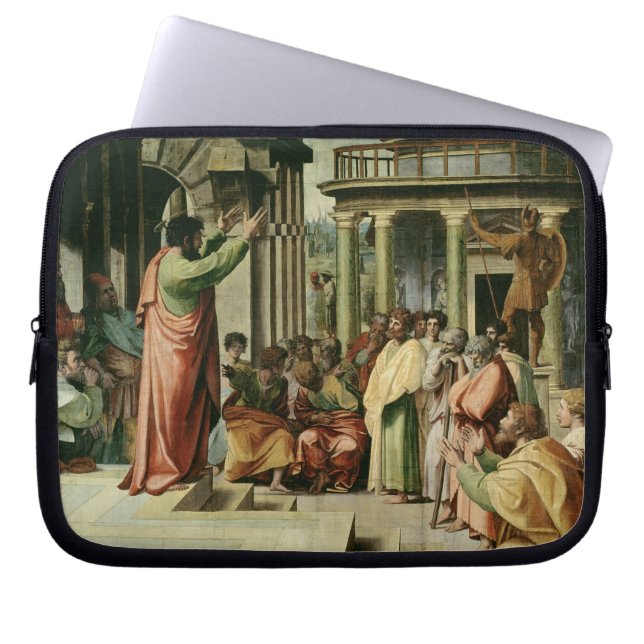 St Paul, das in Athen predigt (Cartoon für das Laptopschutzhülle (Vorderseite)