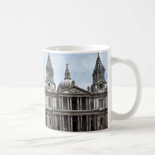 St Paul Kathedrale Kaffeetasse (Rechts)