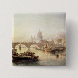 St Paul Kathedralen-und London-Brücke Button