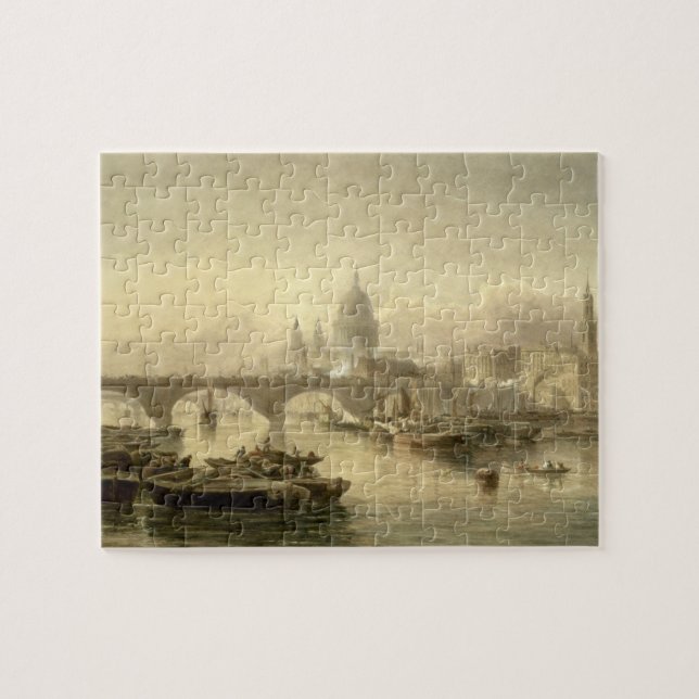 St Paul Kathedralen-und London-Brücke von der SU (Horizontal)