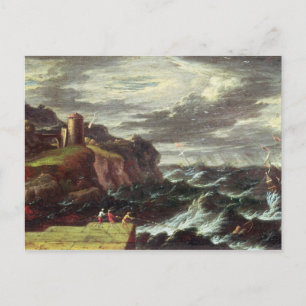 St. Paul kommt nach Malta Postkarte