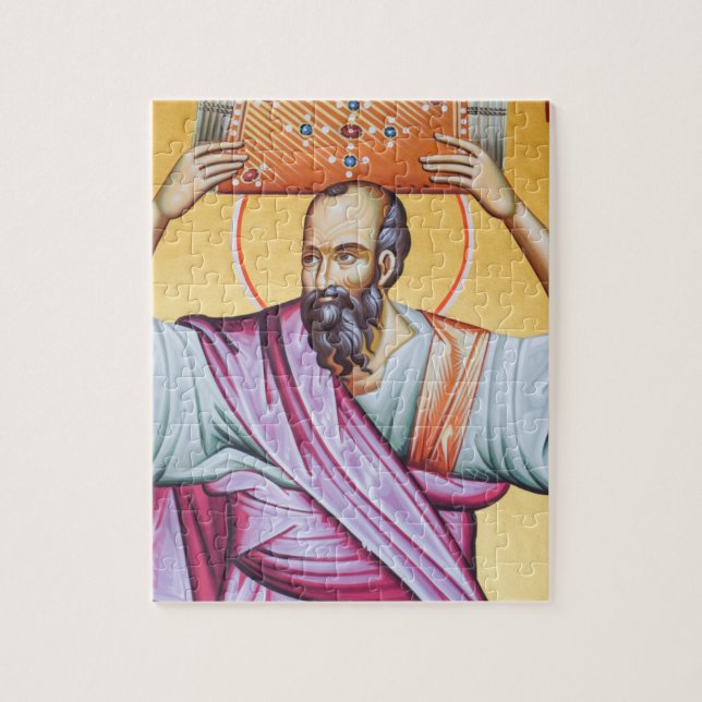 St Paul le puzzle bizantin d'icône d'apôtre (Vertical)
