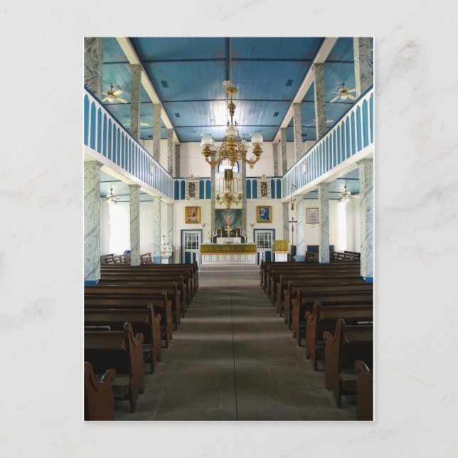 St. Paul Lutheran Church - Serbin, TX - Postkarte (Vorderseite)