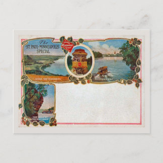 St Paul Minneapolis Spezial 1908 Postkarte