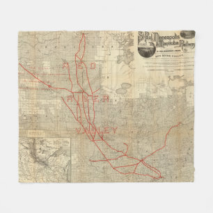 St- Paul, Minneapolis- und Manitoba-Eisenbahn Fleecedecke