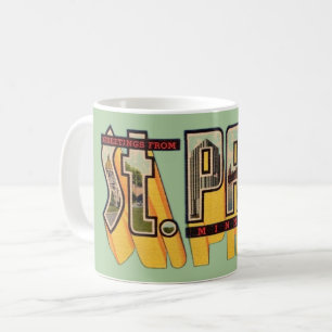 St Paul Retro-Gruß-Tasse Kaffeetasse