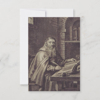 St. Paul the Apostle Classical Authority Holy Card Dankeskarte