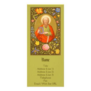 St. Paul the Apostle (PM 06) Anpassbar Werbekarte