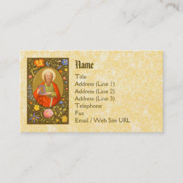 St. Paul the Apostle (PM 06) Standard Visitenkarte