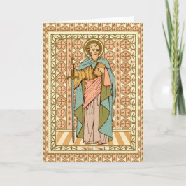 St. Paul the Apostle (RLS13) Leere Grußkarte Karte