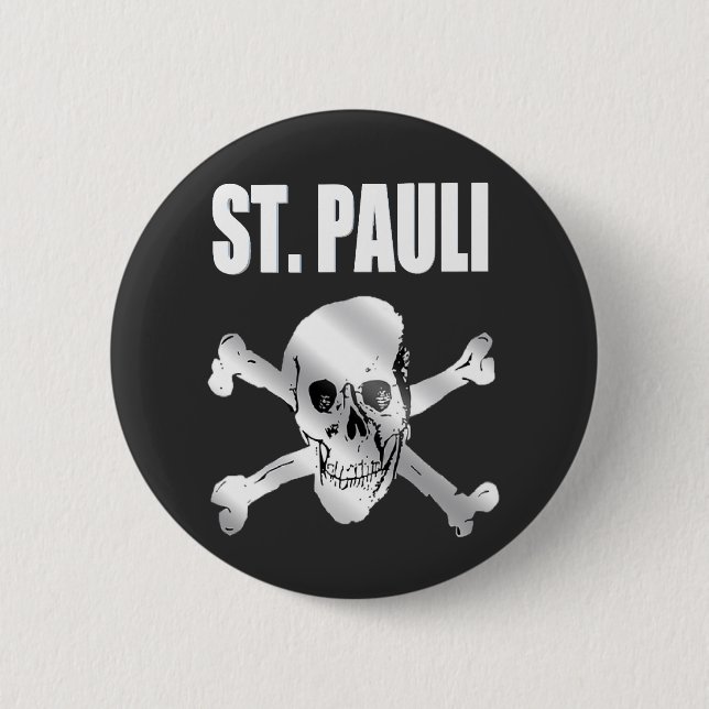 St. Pauli Fan Design Button (Vorderseite)